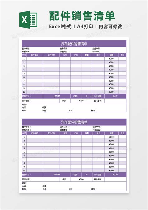 汽车4S店销售信息日报表模版_文档之家