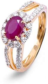 Joyalukkas Pride Diamond Collection 18k Yellow Gold and Diamond Ring ...