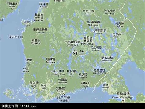 芬兰地图 - 芬兰卫星地图 - 芬兰高清航拍地图