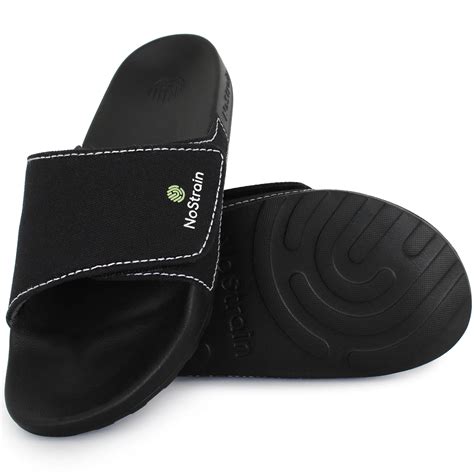 Canvas Black Sugar Sliders for Men (Geva 6)