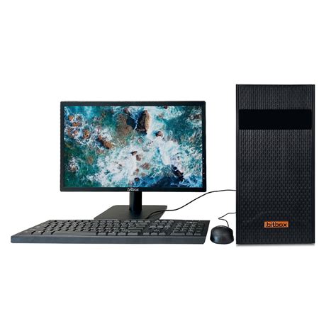Bitbox Desktop Computer with Monitor(21.5 inchs) Intel i3 12th Gen, Wi ...
