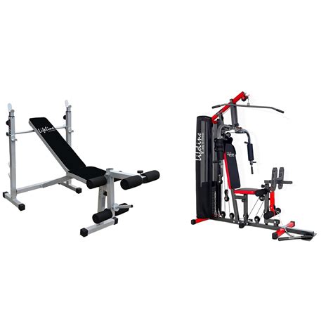 Life Line Home Gym Combo HG-008 Multi Gym Leg Press Machine with 72kg ...