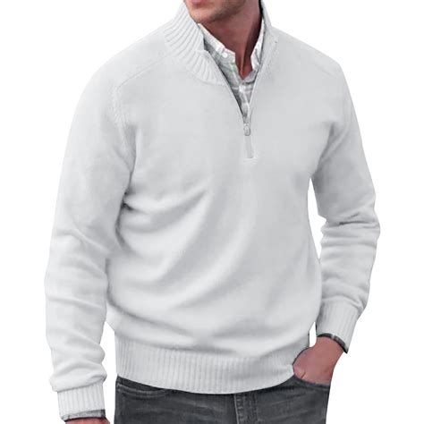 Enhedi Cardigan Sweaters for Men, Autumn Men's Solid Color Casual Loose ...