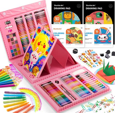 Amazon.com: Shuttle Art 335 Piece Kids Art Set, Multi-Media Art ...