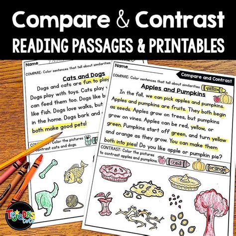 Reading Strategy Compare Contrast 的图像结果