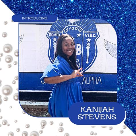 GorgeouZ Gamma Alpha | Kanijah Stevens, the 15th initiate of the Spring ...