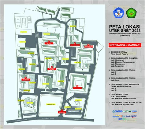 Lokasi dan Denah UTBK – Website Universitas Siliwangi