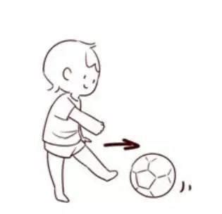 踢球简笔画 的图像结果