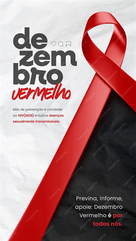 Psd dezembro vermelho luta contra hiv red december fight against hiv ...