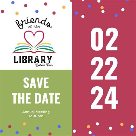 FOL Annual Meeting, Library of Graham, Texas, 22 February 2024 | AllEvents