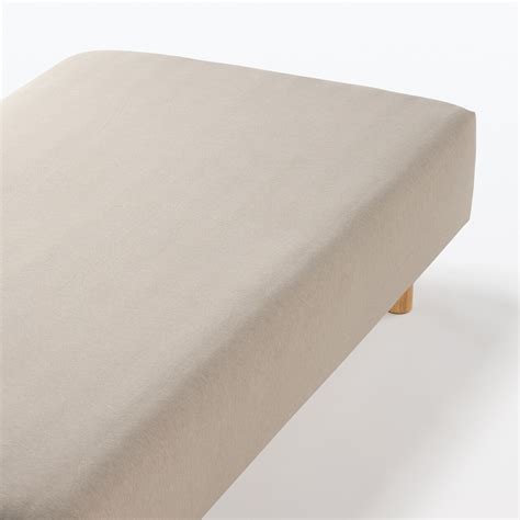 Cotton Jersey Fitted Sheet S | 無印良品 MUJI