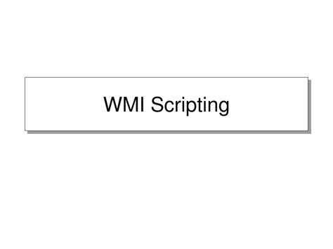 Image result for WMI Tutorial