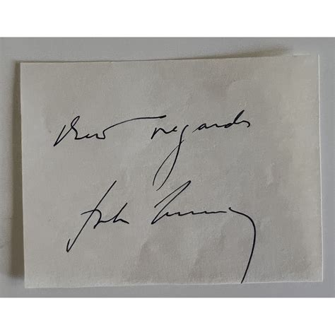 John F. Kennedy original signature