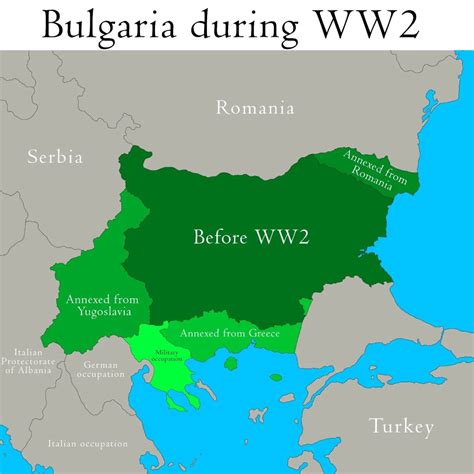 Map Of Bulgaria In Ww2