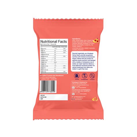 Superseed Bars - Cranberry - Hemptyful