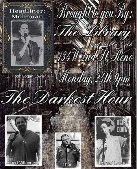 The Darkest Hour , The Library, Reno, 24 July 2023 | AllEvents.in