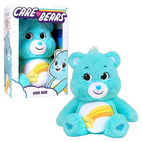 "Care Bears Original Stuffed Animals: 14"" Plush Wish Bear, Soft ...