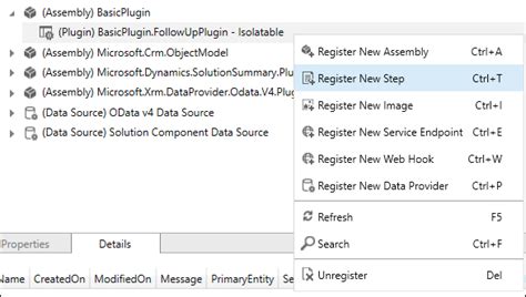 Plugin C# CRM Example 的图像结果