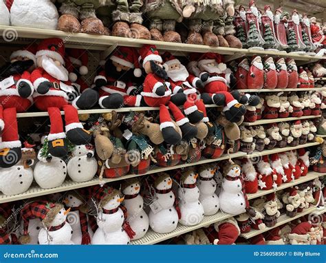 Hobby Lobby Retail Store Interior Christmas Fluffy Santa Clause Editorial Photography - Image of ...