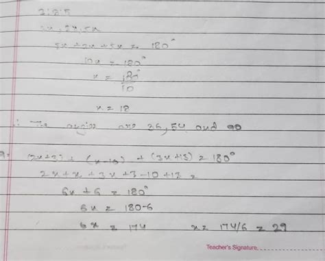 angles of a triangle are in the ratio 2: 3:5, find all the angles. 9 ...