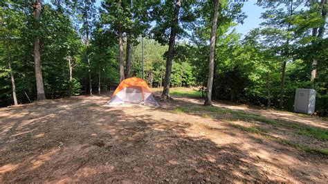 Jordan Lake Campground in Hanging Rock State Park, North Carolina ...