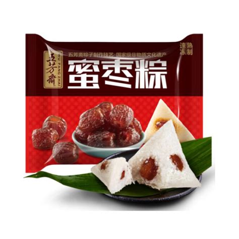 五芳斋 速冻粽子 甜味蜜枣粽 100g*5只 嘉兴特产 早餐食材