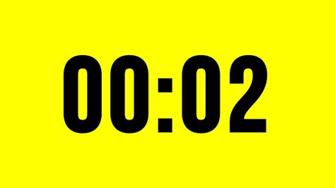 2 Second Timer Countdown No Music With Alarm - YouTube