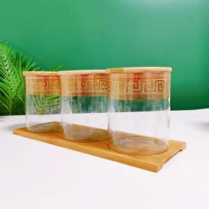 Usha Shriram Glass Tea Coffee & Sugar Container - 850 ml Price in India ...