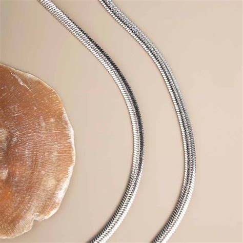 Silver Snake Chain for Men – PALMONAS