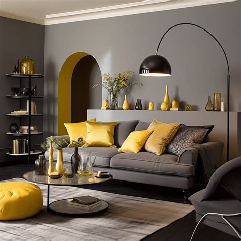 Yellow and Grey Colour Combination For Your Home