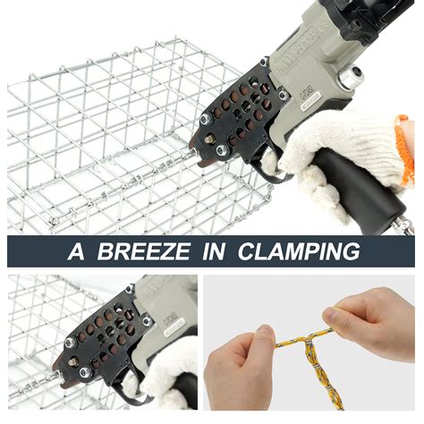 WOODPECKER C-7CA 15 Guage Pneumatic Hog Ring Gun, 4.8mm Closure ...