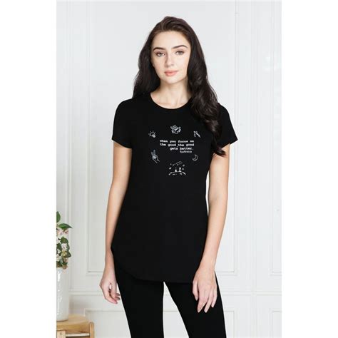 Buy Van Heusen Woman Lingerie and Athleisure Black Perfect Printed Long ...