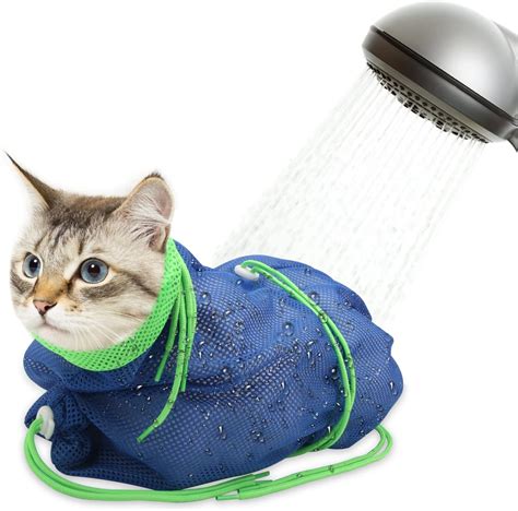 Catcan Breathable Mesh Shower Bag Anti-Scratch Adjustable for Nail ...