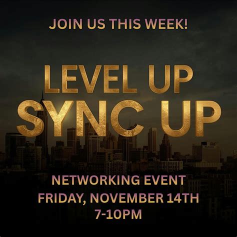 LEVEL UP SYNC UP ATL, Boxcar at Hop City West End, Atlanta, 12 December ...