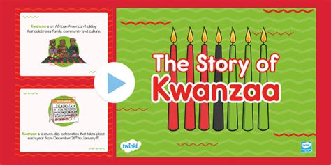 The Story of Kwanzaa PowerPoint - Pre-K to Grade 3 - Twinkl