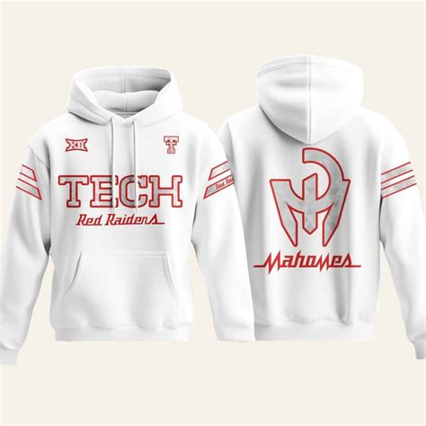 Texas Tech 2025 Mahomes Galvanized Iced Hoodie - brastraps.com
