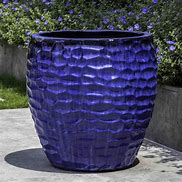 Image result for 40 Inch Tall Blue Plant Pots