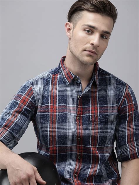 Roadster Men Blue Classic Casual Shirt - Price History