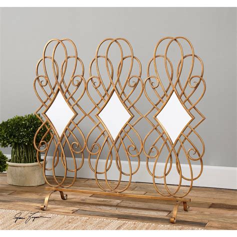 Uttermost 19964 | Art deco fireplace, Contemporary fireplace screens ...