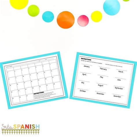 Days of the Week in Spanish Printable Worksheet Activities - Srta Spanish