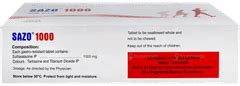 Sazo 1000 MG | Order Sazo 1000 MG Tablet Online at Truemeds