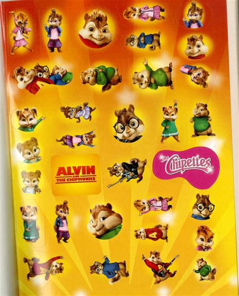 Alvin En De Chipmunks En De Chipettes Behang Alvin & The Chipmunks