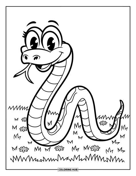 95+ Snake Coloring Pages for Kids & Adults (Free Printable PDFs)