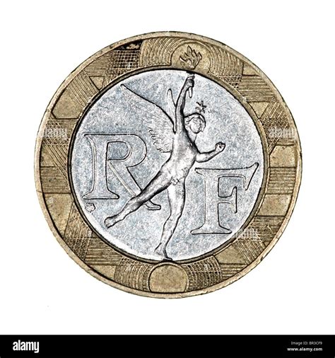 Old French Coin Stock Photo - Alamy