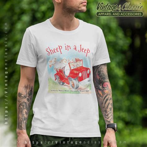 Sheep In A Jeep Shirt - Vintagenclassic Tee