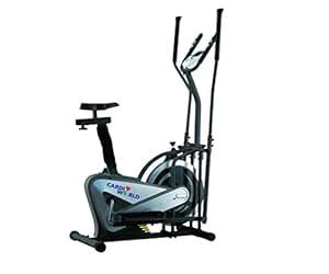 Buy CARDIOWORLD stainless-steel 4 In 1 Orbitrek With Pulse Handle ...