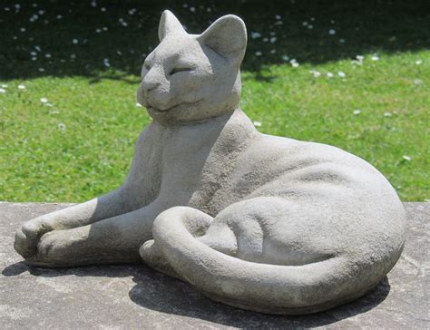 Cat Sculpture Garden Statues at Jose Evans blog