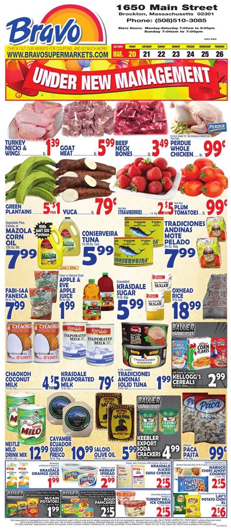 Bravo Supermarkets Ad Circular - 03/20 - 03/26/2020 | Rabato