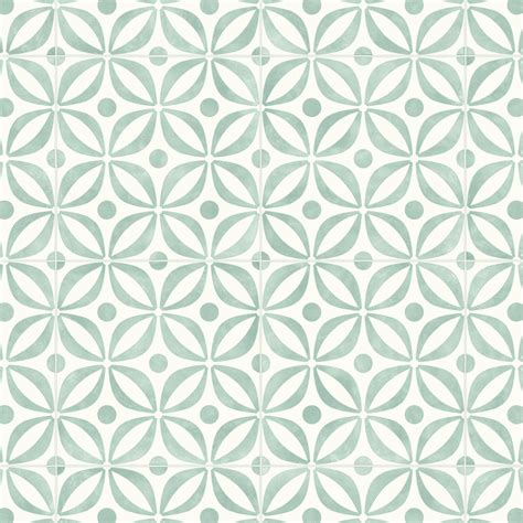 Mid Century Light Green Sheet Vinyl Flooring - Cushioned for a softer feel