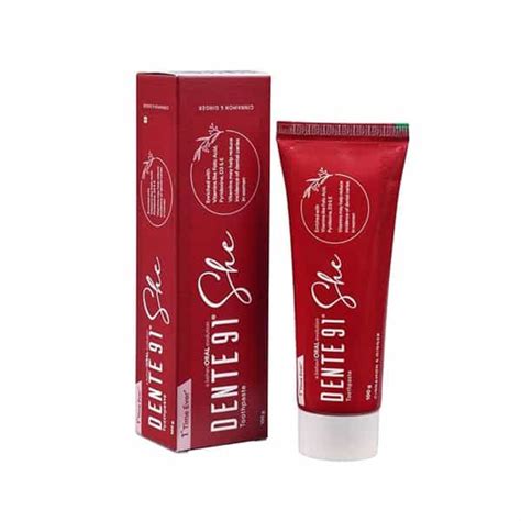Buy DENTE 91 SHE TOOTHPASTE 100 G Online & Get Upto 60% OFF at PharmEasy